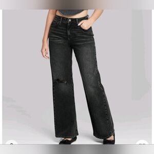 Wild Fable High-Rise Wide Leg Baggy Jeans NWT